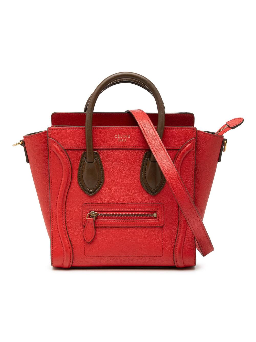 Celine Nano Bicolor Leather Luggage #282996C99B